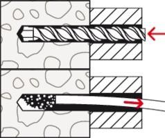 Actual product image Fischer Frame anchor R 88542 SXR 10x160 T Screws A 4/Dowel nylon (50 pcs.)