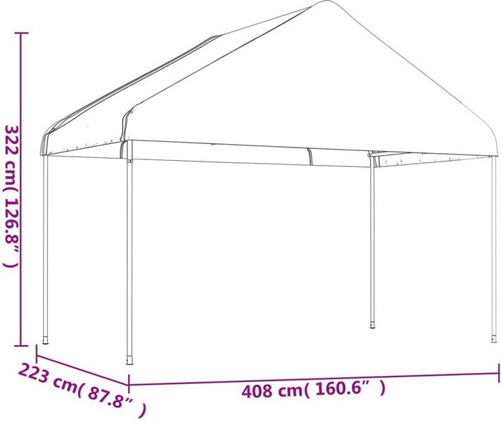 Produktbild VidaXL Otto (446 cm, 408 cm)