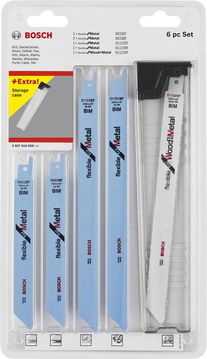 Productafbeelding Bosch Professional Zubehör Decoupeerzaagmessenset Hout en