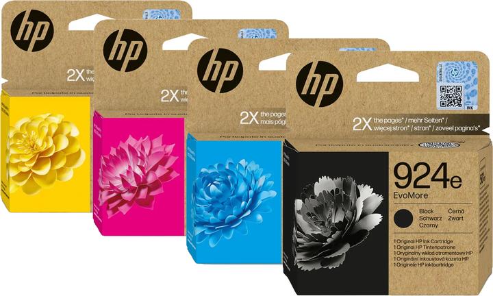 Actual product image HP Original 924e SET - Multipack / Set with all four colours (M, Y, C, FC)
