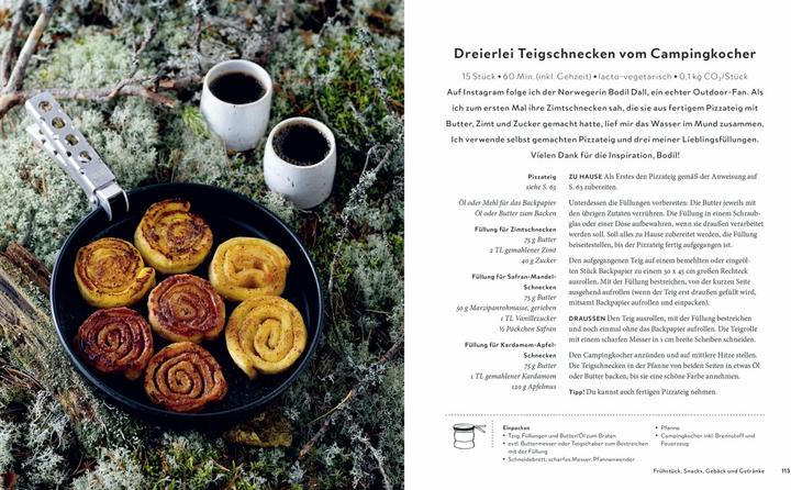 Produktbild Nachhaltig Kochen für draussen und unterwegs (Deutsch, Hanna Olvenmark, 2024)