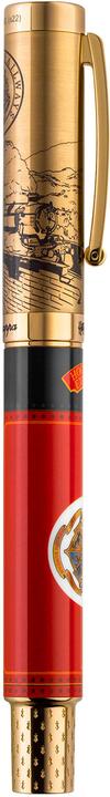 Actual product image Montegrappa Ishpr3pf Harry Potter Platform 9 3/4 Fountain Pen M (Gold, Red)