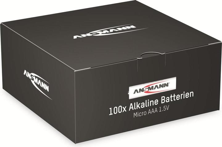 Productafbeelding Ansmann ANS 1521-0039 - Alkaline batterij AAA Micro 100-pack - Batterij (100 Pcs., AAA, 540 mAh)