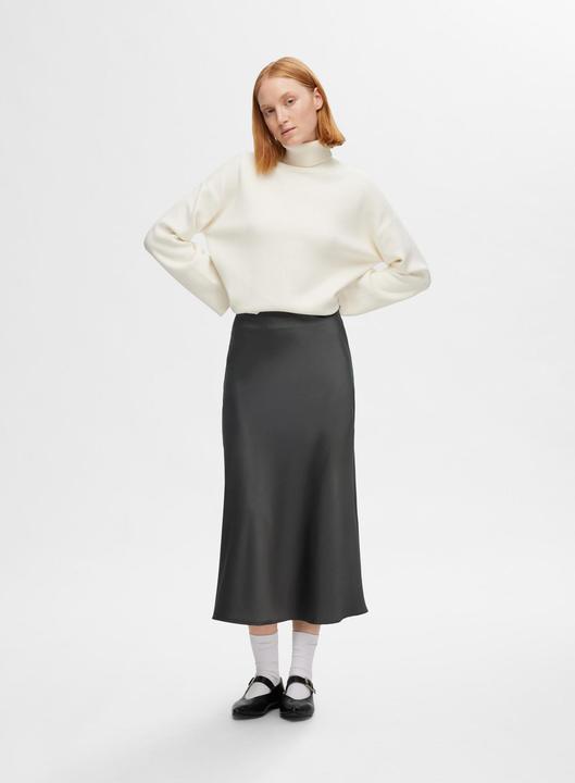 Actual product image Selected Femme Satin Midi Skirt (36)
