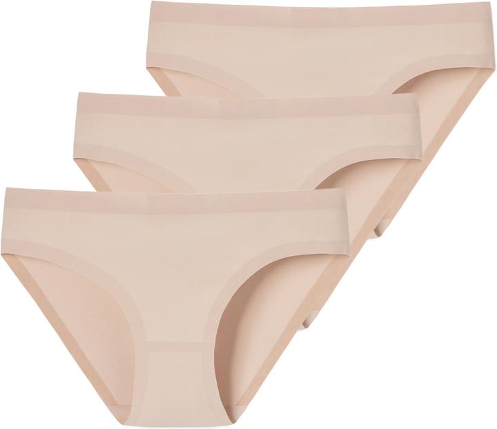 Actual product image Schiesser 3 Pack Invisible Cotton Seamless Briefs (40, L, pack of 3)