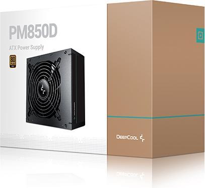 Actual product image Deepcool PM850D Power Supply 850 W 20+4 pin ATX ATX Black (850 W)