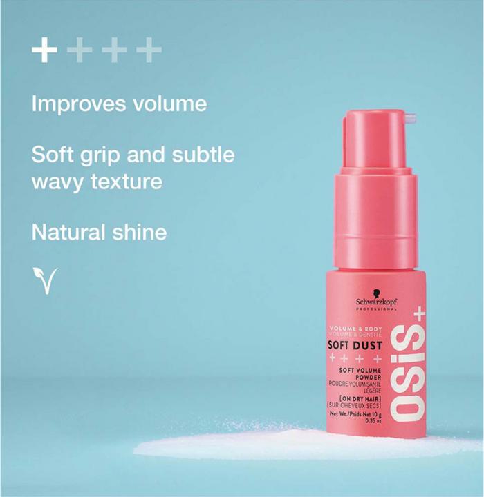 Actual product image Schwarzkopf Professional OSIS+ Volume & Body Soft Dust Powder (Volume powder)