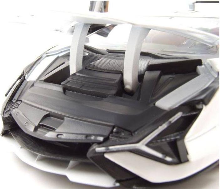 Produktbild Bburago Lamborghini Sian FKP 37 1/18 weiss/schwarz