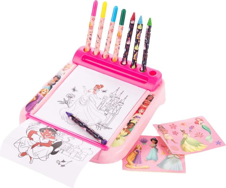 Produktbild Sambro Disney Prinses Zeichenbrett mit Roll-Malset, 12-tlg.