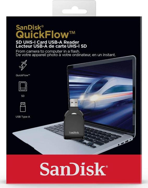 Immagine prodotto SanDisk QuickFlow SD Card USB-A Reader (USB 3.2)