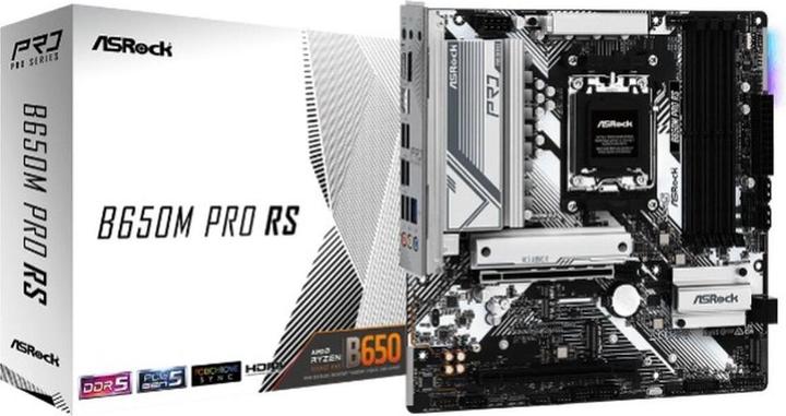 Actual product image AsRock B650M PRO RS AM5 retail (AM5, AMD B650, mATX)