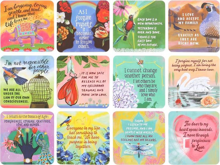 Produktbild Louise Hay Affirmationen Vergebung Karte (12er Pack)