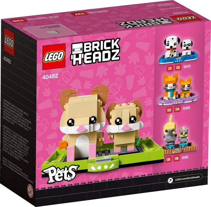 Produktbild LEGO Hamster (40482, LEGO Brickheadz)