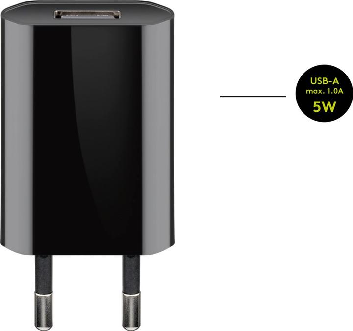 Image du produit Goobay Chargeur USB A Slim avec Câble Apple Lightning (5 W)
