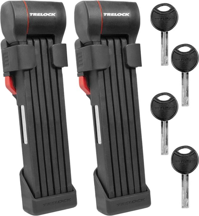 Actual product image Trelock Folding lock FS 480/100 COPS X-PRESS TWIN Set (100 cm)