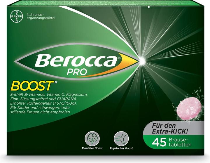 Produktbild Berocca PRO Pro Boost (45 Stück, Brausetablette, 500 g)