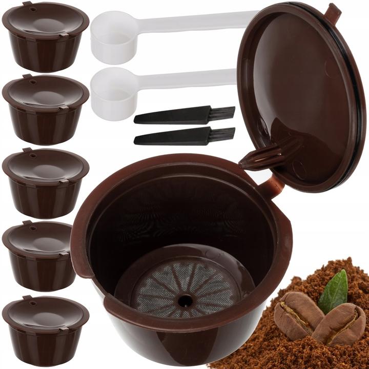 Immagine prodotto Ruhhy Capsule di caffè riutilizzabili - confezione da 6 (6 x Porta.)