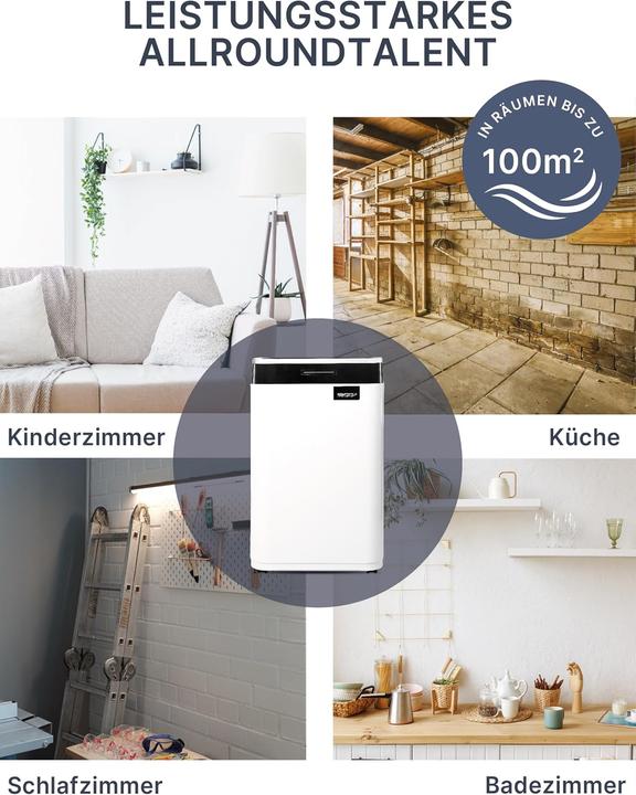 Produktbild Comedes Luftentfeuchter Comedes Demecto 30 Eco (50 m², 25 l/24h)