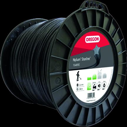 Actual product image Oregon Thread Nylium Starline 2.4 mm x 360 m (Weed whacker, Trimmer line + line spool)