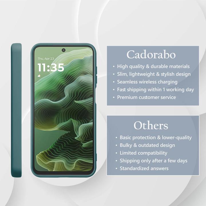 Produktbild Cadorabo Hülle für Motorola Moto G35 im Liquid Case Design (Motorola Moto G35)