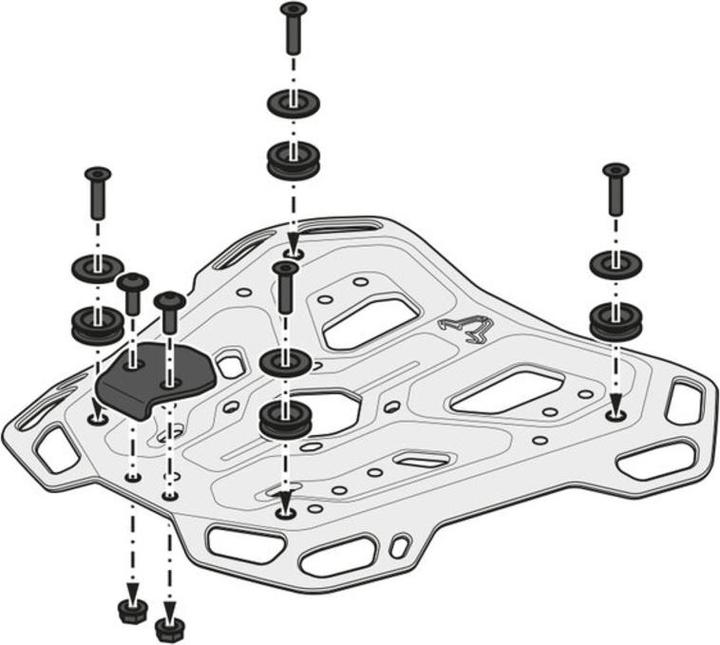 Actual product image Sw Motech Porte-bagages ADVENTURE-RACK