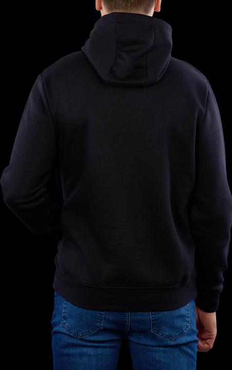 Actual product image Siksilk Hoodie Black Essential Zip Through Funnel Hoodie (XL)