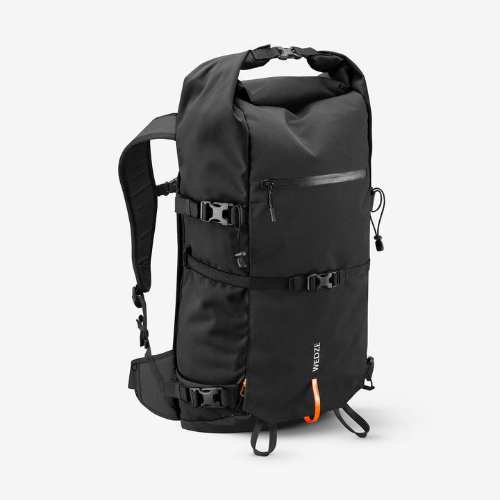 Actual product image Wedze Roll Top Strong Freeride 30 L Ski/Snowboard Backpack - Black (30 l)