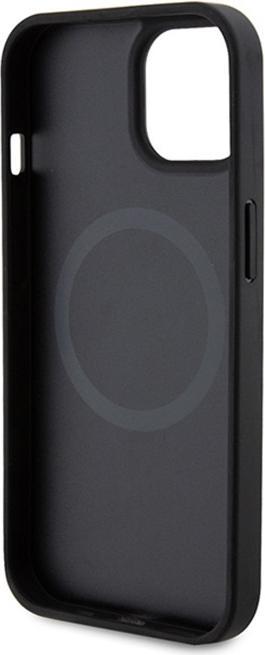 Immagine prodotto Ferrari FEHMP15SPTEK Custodia rigida per iPhone 15 6,1" in carbonio/nero con logo in metallo MagSafe (Apple iPhone 15)