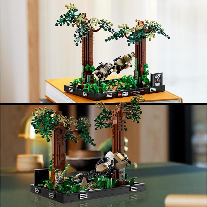 Actual product image LEGO Chase on Endor - Diorama (75353, LEGO Star Wars)