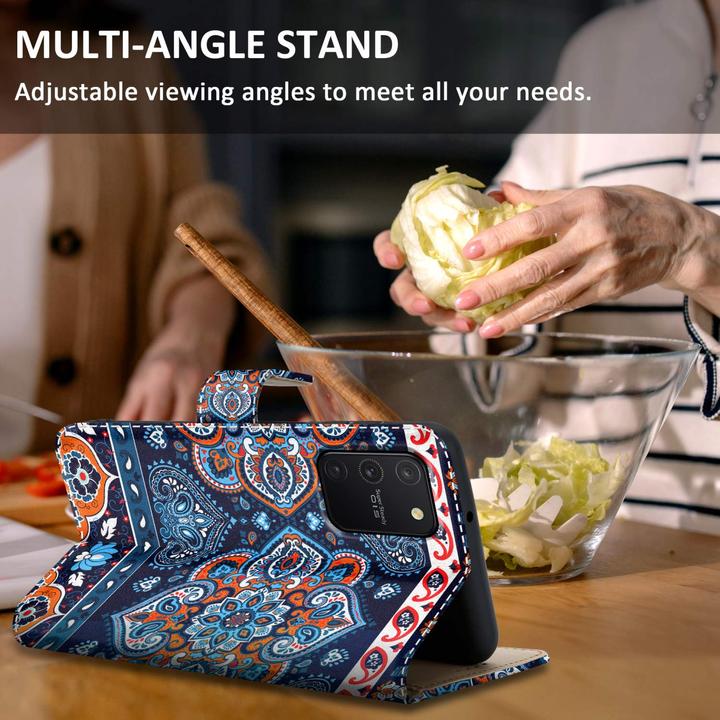 Produktbild Cadorabo Book Hülle mit Print für Samsung Galaxy A91 / S10 LITE / M80s (Samsung Galaxy A91, Samsung Galaxy S10 Lite)