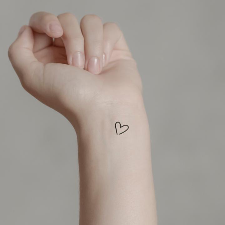 Image du produit minink Tatouage temporaire - Coeur étroit & ouvert