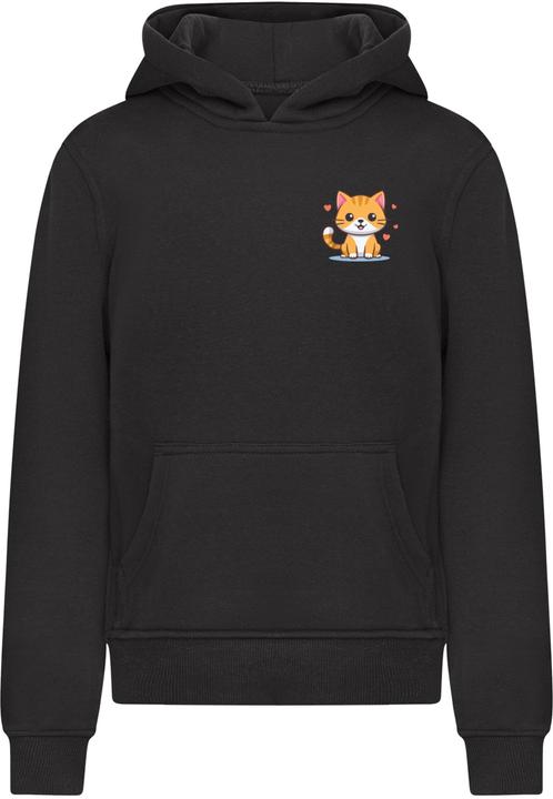 Merchcode Kids Cute Cat - Basic Hoody - 184763 (134)