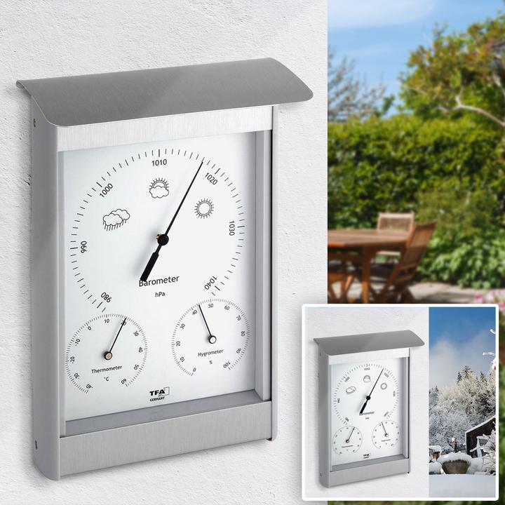 Produktbild TFA Wetterstation Edelstahl 20.2046