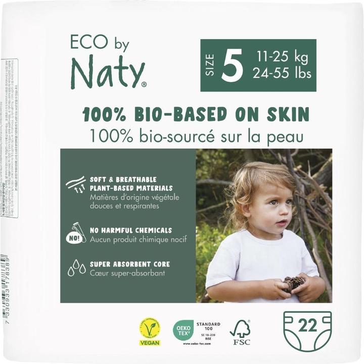 Produktbild Naty Biowindel (Gr. 5, Tragepack, 22 Stück)