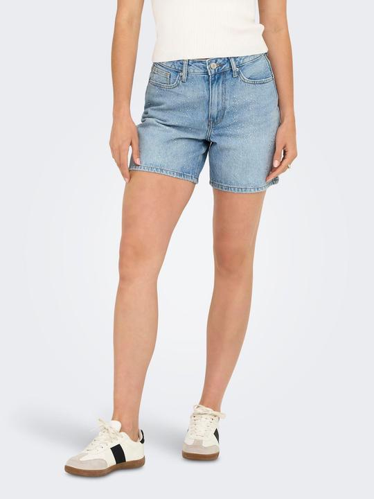 Image du produit Only ONLJOSE Hohe Taille Normal geschnitten Jeans-Shorts Jeans-Shorts (M)