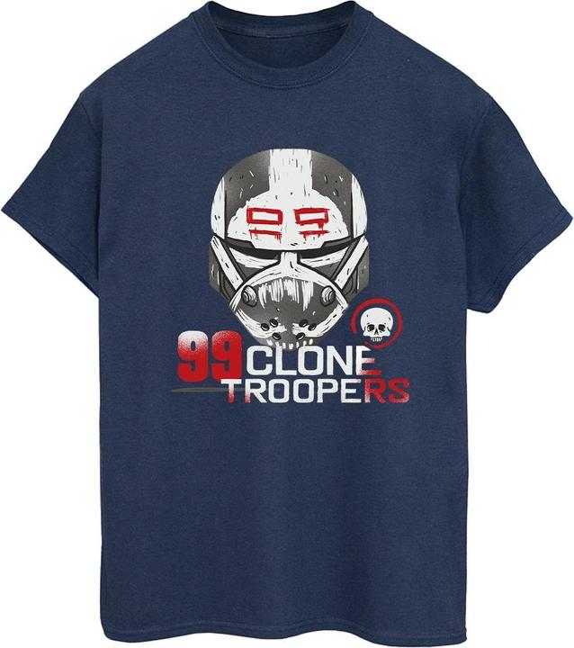 Immagine prodotto Star Wars The Bad Batch 99 Clone Troopers Maglietta Ampia Donna (M)