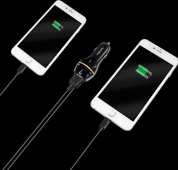 Image du produit LogiLink Alimentation USB pour voiture
