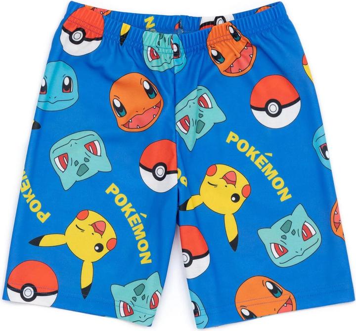 Actual product image Pokémon Childrens/Kids Face Short Pyjama Set (Pack of 2) (110)