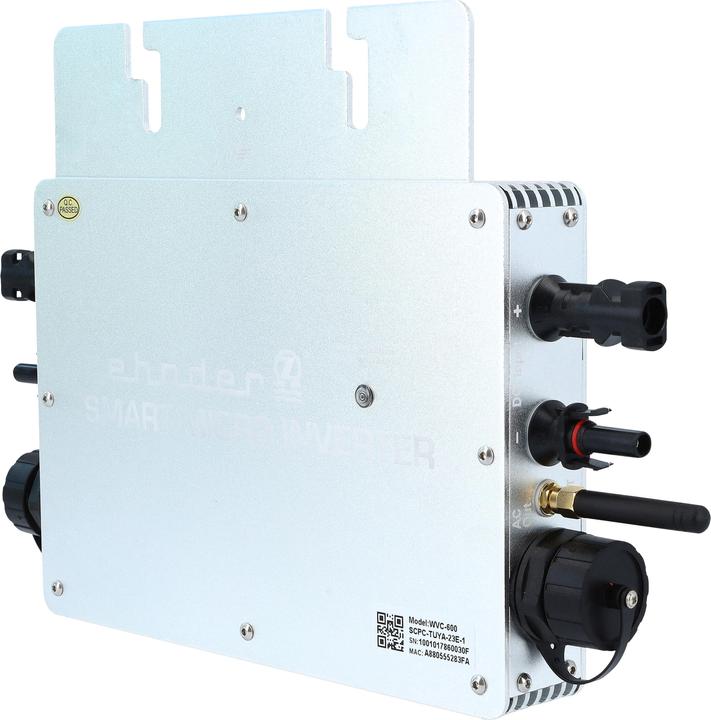 Produktbild Schubiger Smart Micro Wechselrichter ZEHNDER WR-800S Ecologic, mit APP Steuerung