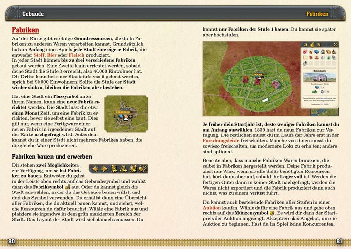 Actual product image Railway Empire 2: Die Offiziellen Guides (German, Aaron Kübler, Daniel Friedrich, Bettina Pflugbeil, Anne-Sophie Hardouin, Andreas Zintzsch, Karl-Wilhelm Koch, 2023)