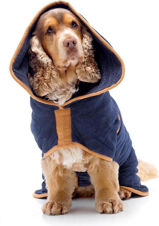 Actual product image Lucky Paws Hundebademantel (XL, Dog bathrobe)