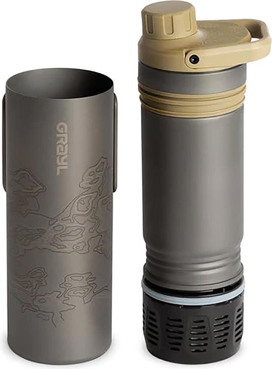 Image du produit Grayl Bouteille d'UltraPress Purifier Titanium Desert Tan (0.50 l)