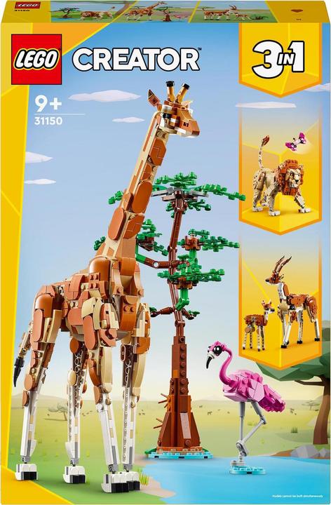 Produktbild LEGO Tiersafari (31150, LEGO Creator 3-in-1)