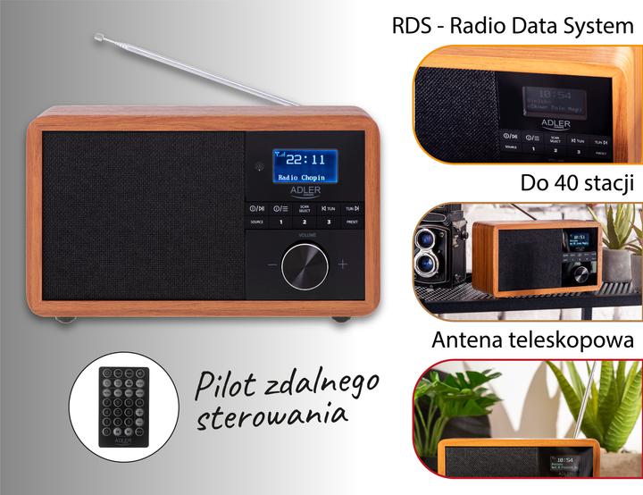 Image du produit Adler AD 1184 (FM, DAB+ DAB, AM, Bluetooth)