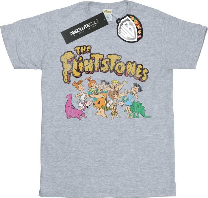 Image du produit The Flintstones - T-shirt GROUP DISTRESSED - Garçon (152, 158)