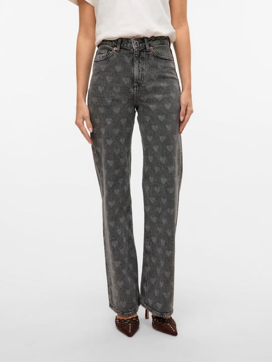 Immagine prodotto Vero Moda VMTESSA Hohe Taille Weiter Beinschnitt Jeans Weit geschnitten (W28/L32)