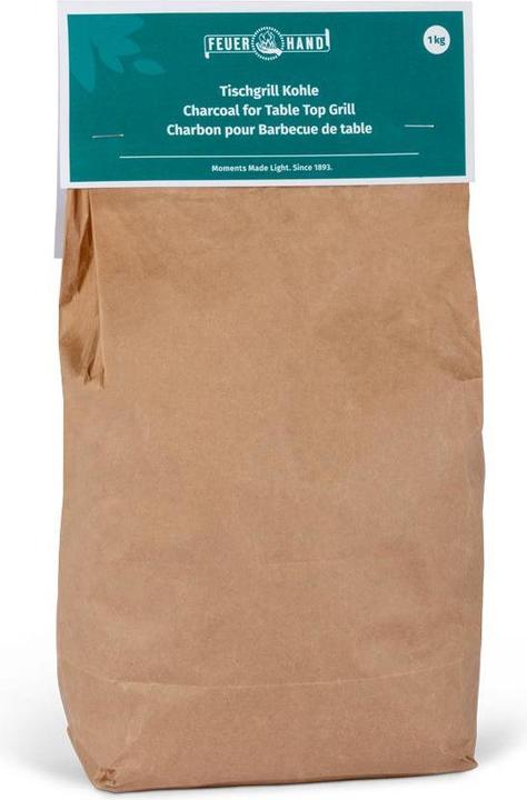 Produktbild Feuerhand Holzkohle Tischgrill Kohle, 1 kg (1 kg)