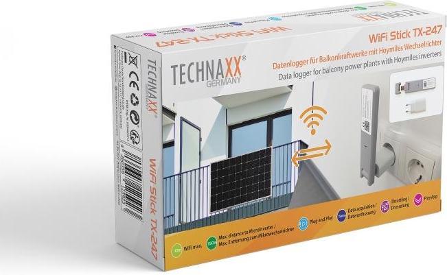 Actual product image Solar WiFi Stick TX-247