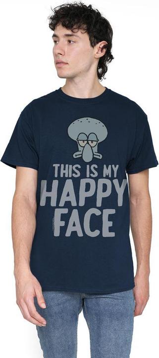 Immagine prodotto Spongebob Squarepants Maglietta Faccia Felice Uomo (4XL)