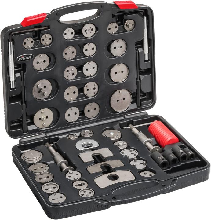 Actual product image Vigor Brake piston reset tool set V3760N Number of tools: 50